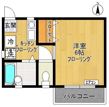 第3広田マンション 302号室 間取り