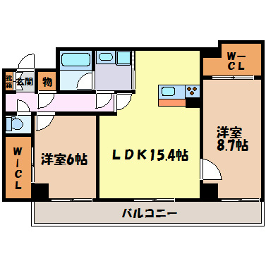 サリジェール瑞穂 間取り図