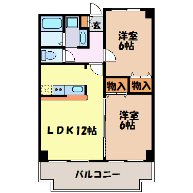 ベルドミール葵２２ 間取り