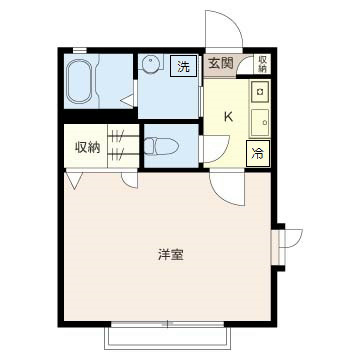 さくら館Ⅱ 201号室 間取り