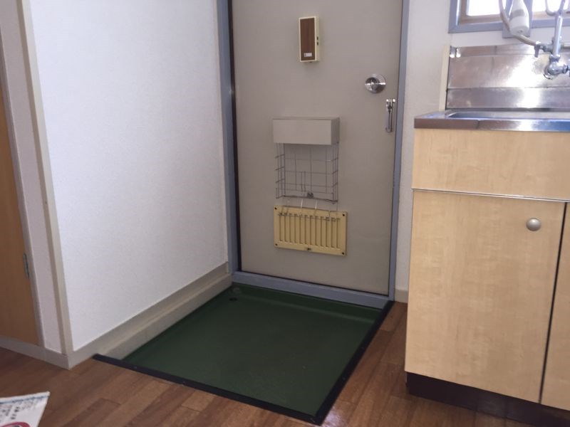 当麻ハイツ 玄関