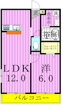 201号室 間取り