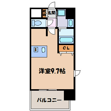 ライジングコート名古屋駅前東 間取り図