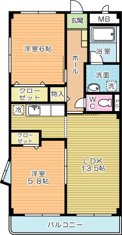 グランヴィクトワール 間取り図