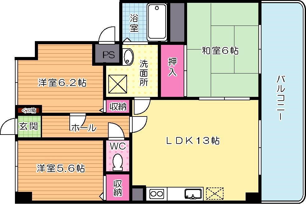 第壱上野マンション 1002号室 間取り