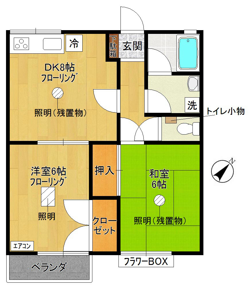 スカイハウス 間取り図