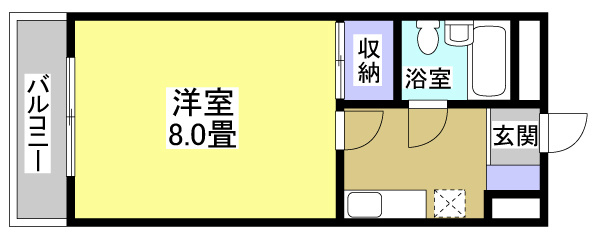 マインハイツ 間取り図