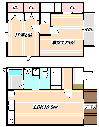 市川ガーデンヴィラ（アーバン） 間取り図