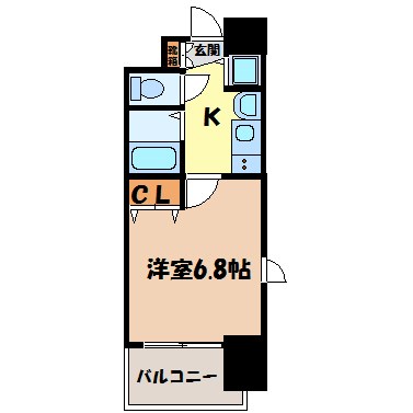 プレサンス名古屋駅前ヴェルロード 間取り図