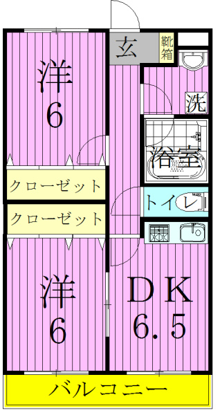 ファスト・ラフィーヌ 202号室 間取り