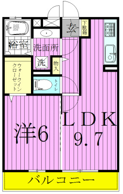 302号室 間取り