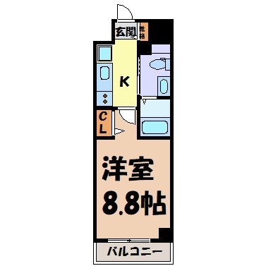 エステムプラザ名古屋栄プレミアム 間取り図