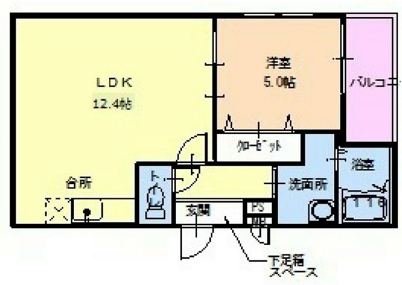 フジパレスリーブズテラス 間取り