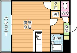 グランディール渡辺 505号室 間取り