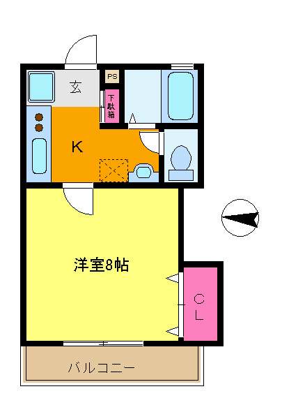 メゾンドリーム2号館 間取り