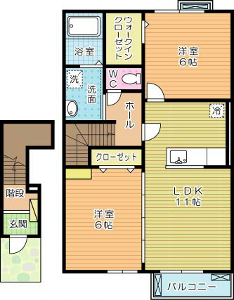 Ｗｅｓｔ ＨｉｌｌｓⅠ（ウエストヒルズⅠ） 間取り図