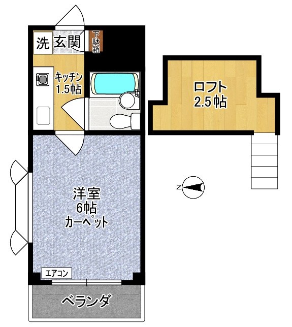 シャトーブラン 間取り図
