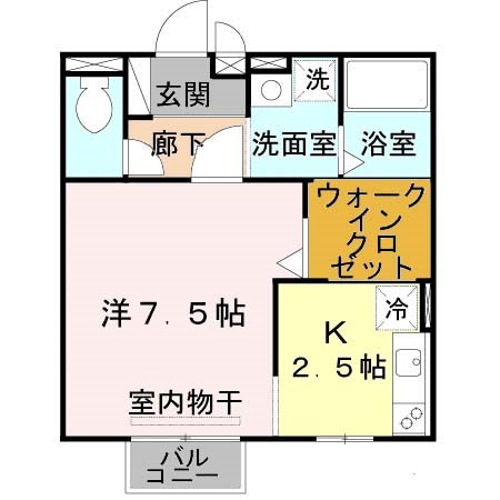 エスポワールTAYA 間取り図