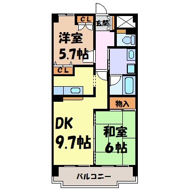 エクセレントみずの 間取り図