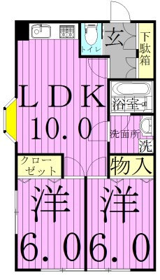 Ｒｏｙａｌ　Ｍｅｓｏｎソフィア 101号室 間取り