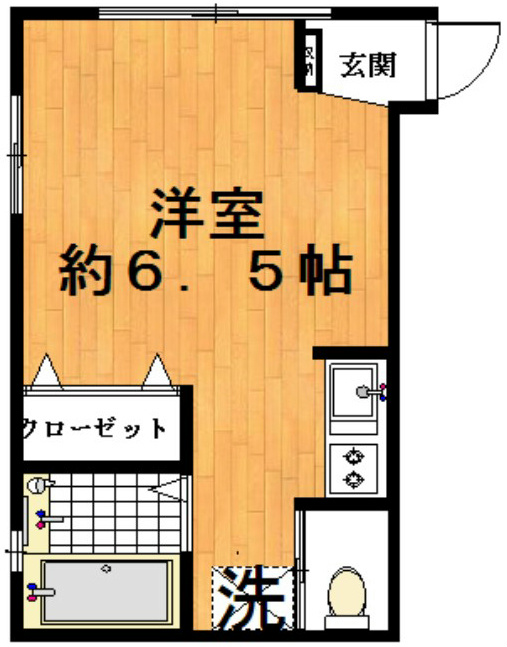 フェリーチェ東が丘 101号室 間取り