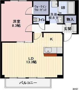 サープラス愛野 102号室 間取り