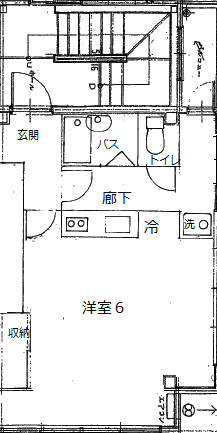 亢ビル（マンスリーマンション） 間取り