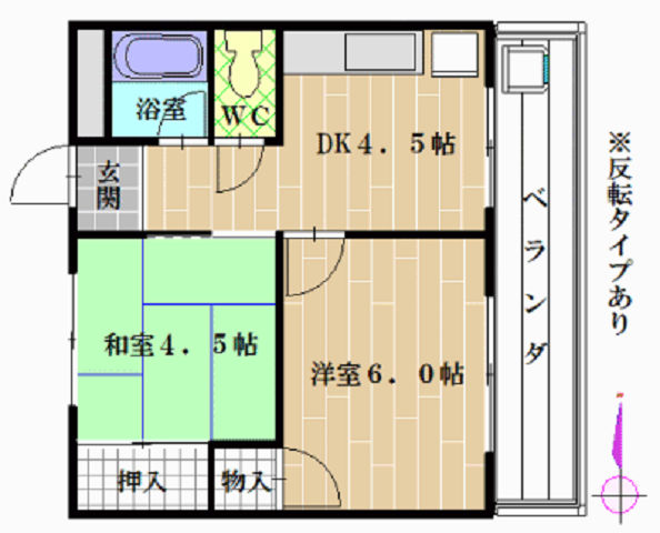 ベルメゾンⅠ 間取り
