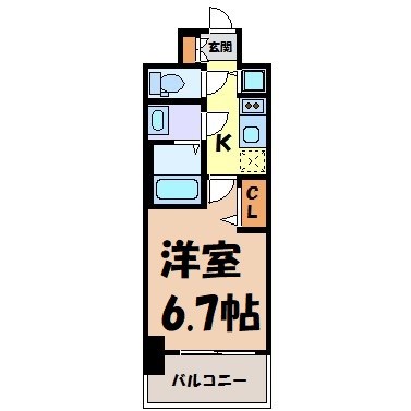 プレサンス名古屋STATIONアブソリュート 間取り図