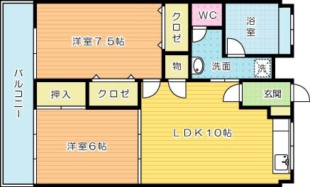 第二寿ビル 201号室 間取り