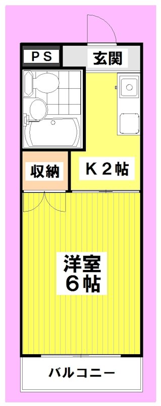 ハイタウン世田谷代田 405号室 間取り