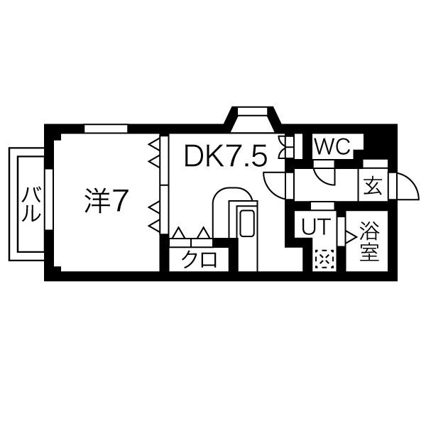 アーベントM 間取り図