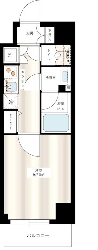 メインステージＴＯＫＹＯ・ＮＯＲＴＨ ＨＹ’ｓ 0312号室 間取り