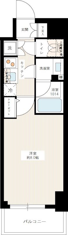メインステージＴＯＫＹＯ・ＮＯＲＴＨ ＨＹ’ｓ 0703号室 間取り