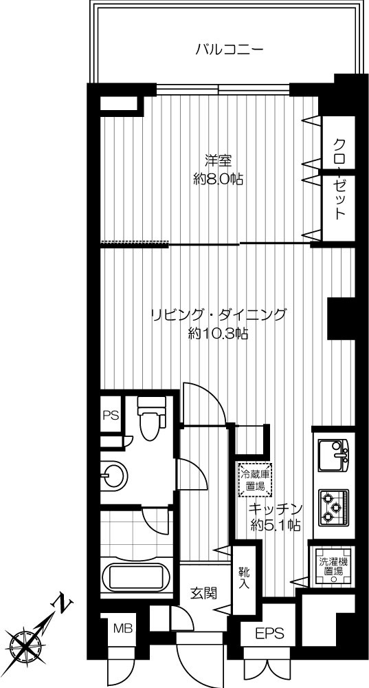 グラマシー恵比寿 間取り