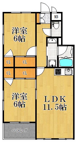 ビーネ市場下町 間取り図