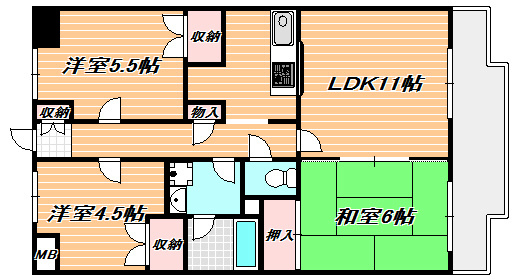 グレースヴィラ  間取り図