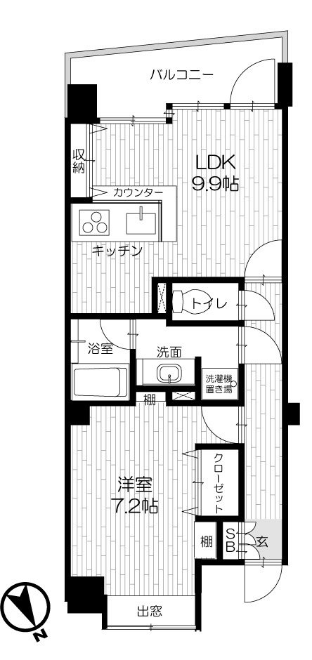 デュオ・スカーラ用賀 間取り図
