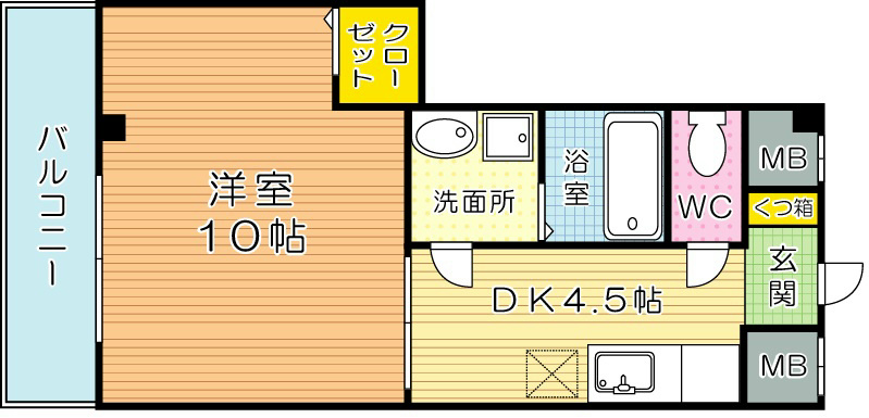 ナーセリーＫ２ 302号室 間取り