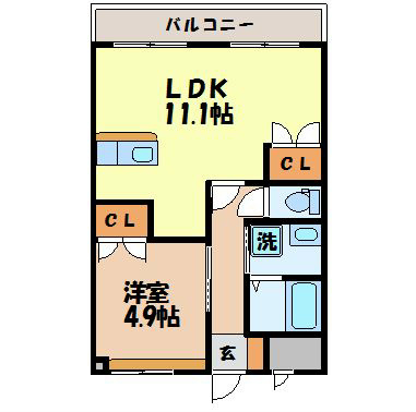 アンジュヴェラ（東町） 間取り