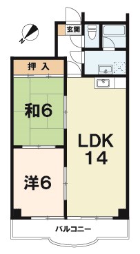 東洋マンション 間取り図