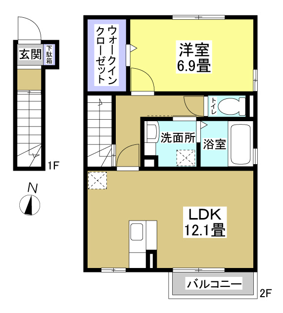 パストラル 間取り図