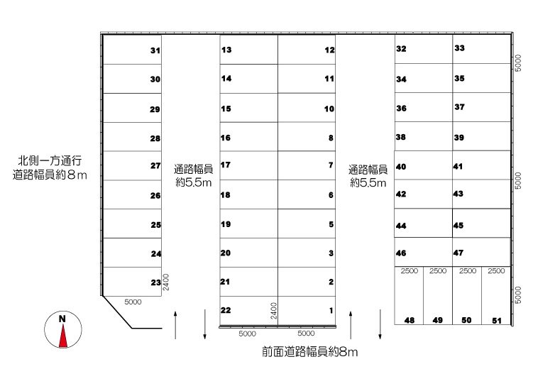 7-7駐車場 間取り