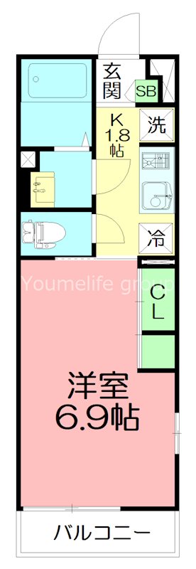 リブリ・ぷらんどるHAKUYO 202号室 間取り
