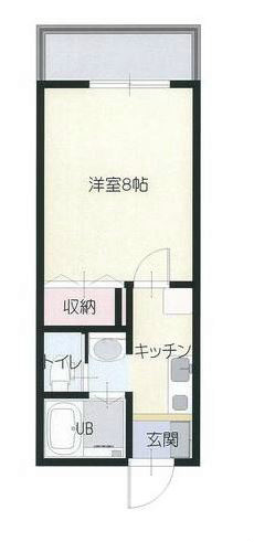 グランデ老松町 202号室 間取り