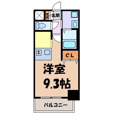 プレサンスＳＡＫＡＥ白川公園 間取り図