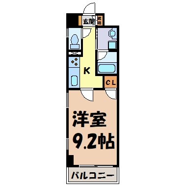 スタジオスクエア大須 間取り図