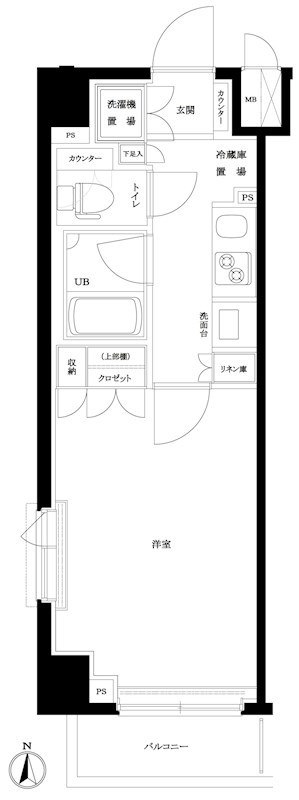 ルーブル錦糸町参番館 間取り図