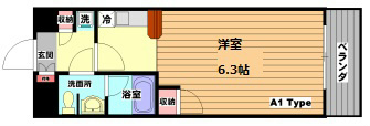 セントラル横山 間取り