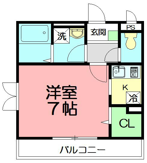 リブリ・ハナミズキ 206号室 間取り